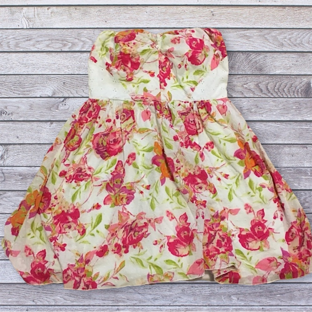 Speechless strapless floral dress size 11
